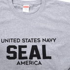 【クリアランスSALE】Military Style（ミリタリースタイル）UNITED STATES NAVY SEAL AMERICA ショートスリーブ Tシャツ[4色]【レターパックプラス対応】