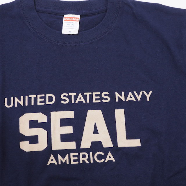 【クリアランスSALE】Military Style（ミリタリースタイル）UNITED STATES NAVY SEAL AMERICA ショートスリーブ Tシャツ[4色]【レターパックプラス対応】