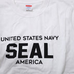 【クリアランスSALE】Military Style（ミリタリースタイル）UNITED STATES NAVY SEAL AMERICA ショートスリーブ Tシャツ[4色]【レターパックプラス対応】
