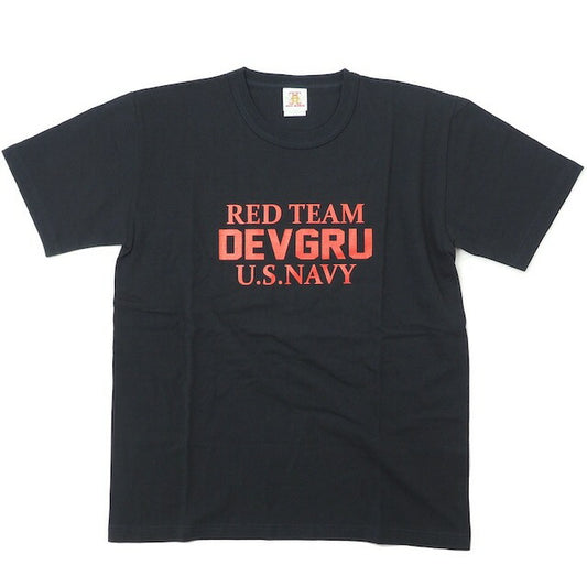 Military Style DEVGRU RED TEAM BP T-SHIRT 2018 DEVGRU RED TEAM Back Print Short Sleeve T-Shirt [Letter Pack Plus Compatible]