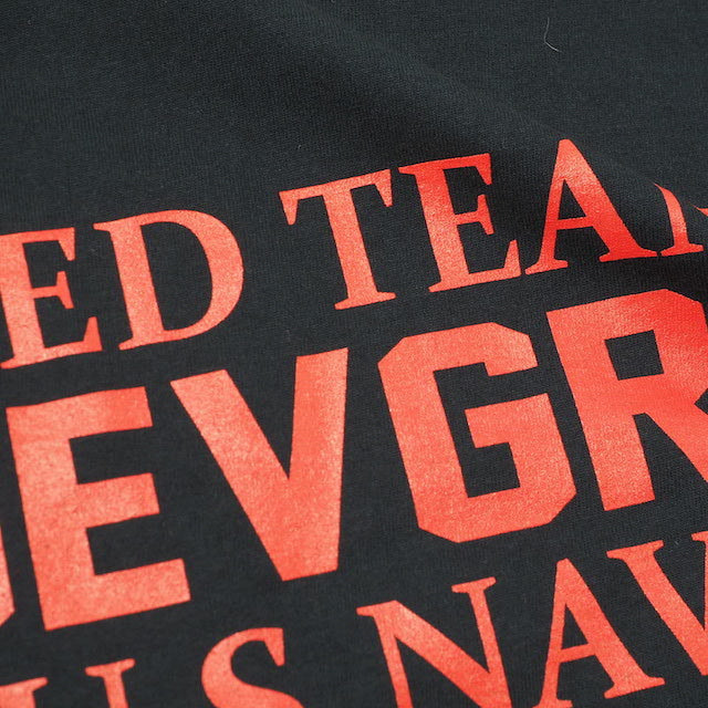 Military Style（ミリタリースタイル）DEVGRU RED TEAM BP T-SHIRT 2018 デブグル レッド チーム バックプリント ショートスリーブ Tシャツ【レターパックプラス対応】