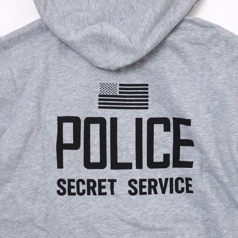 【クリアランスSALE】Military Style（ミリタリースタイル）U.S. SECRET SERVICE POLICE ZIP PARKA シークレットサービス ポリス フルジップ パーカー 10オンス [2色]