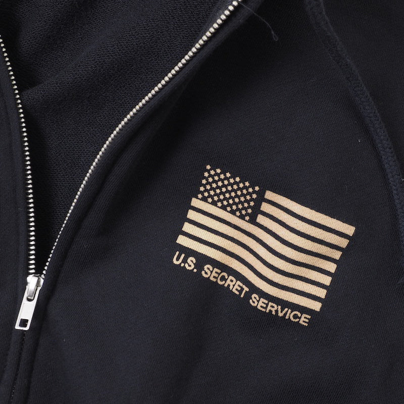 【クリアランスSALE】Military Style（ミリタリースタイル）U.S. SECRET SERVICE POLICE ZIP PARKA シークレットサービス ポリス フルジップ パーカー 10オンス [2色]
