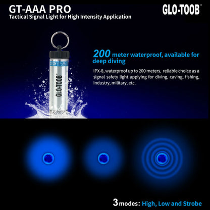 NEXTORCH GLO-TOOB Pro [200M waterproof marker light] [Uses 1 AAA battery] [5 colors] [Letter Pack Plus compatible]