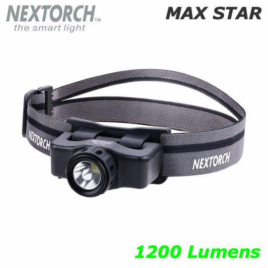 NEXTORCH MAX STAR LED headlamp [1200 lumens] [LED color white]