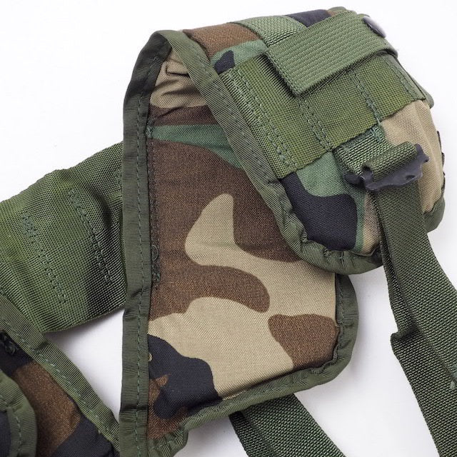 US（米軍放出品）Enhanced Load Bearing Vest Woodland [後期型ロード