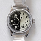 MRC WATCH CO. (Montrerolloi) TYPE A-17A 24H PILOT WING NIGHT &amp; DAY Pilot Wing Bracelet Watch 24 Hour Display [Quartz] [WW2 REPLICA] [Nakata Shoten]