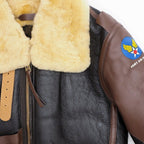 MORGAN MEMPHIS BELLE（モーガン メンフィスベル）Type B-3 WW2 Light Brown 二次大戦モデル ライトブラウン AFマーク付き レザーフライト ジャケット