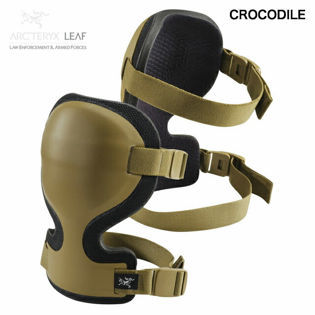 ARC'TERYX LEAF（アークテリクス リーフ）Combat Knee Caps [ニーパッド][Black][Crocodile][ライトウエイト][ロープロファイル][機動性重視]【官公庁職員のみ販売（一般購入不可）】