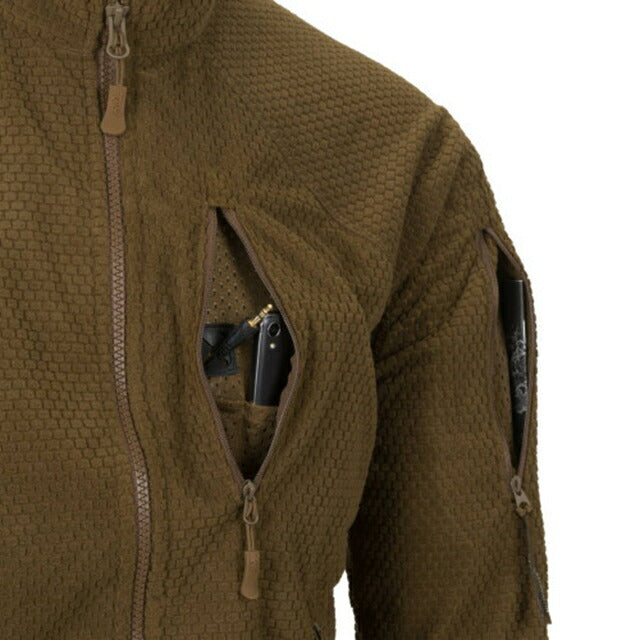 Helikon-Tex（ヘリコンテックス）ALPHA GRID FLEECE TACTICAL JACKET [5色][スタンドアップカラー]【中田商店】