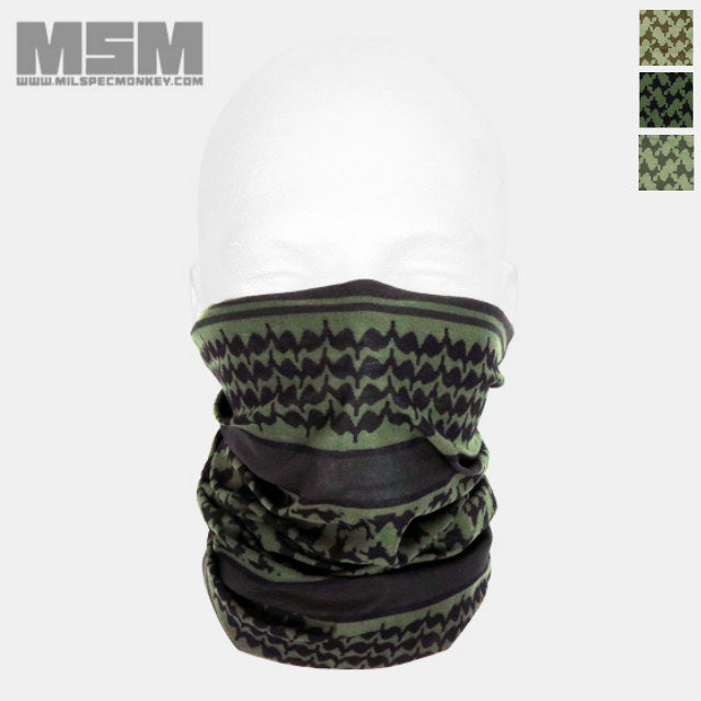 MSM (Mil Spec Monkey) Multi Wrap Shemagh Print [3 colors] [Letter Pack Plus compatible] [Letter Pack Light compatible]