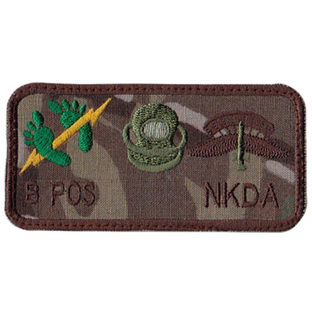 Military Patch（ミリタリーパッチ）USAF 米空軍 PJ ミッション ブラッドタイプ パッチ マルチカム 320th Special Tactics Squadron PJ Mission Patch MultiCam【レターパックプラス対応】【レターパックライト対応】