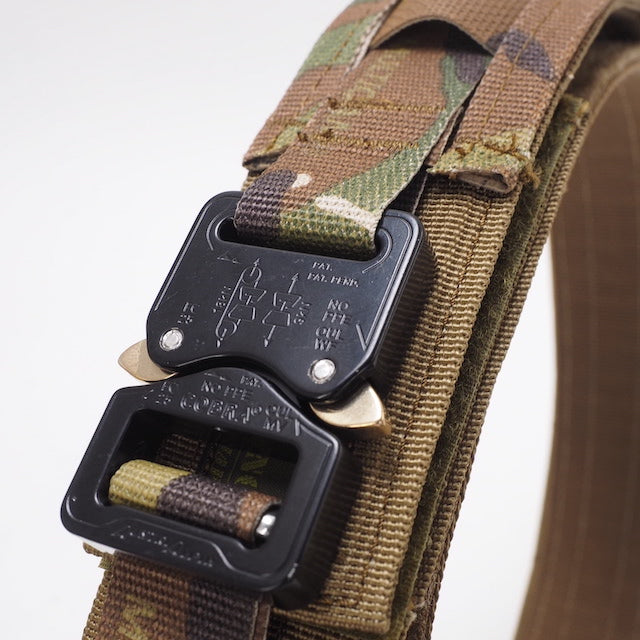 ORDNANCE TACTICAL OKINAWA（オードナンス）PISTOL BELT MOLLE SYSTEM [Multicam] ブラックバックル仕様 [Mサイズ、Lサイズ][MOLLEポーチ対応][Austri Alpin]