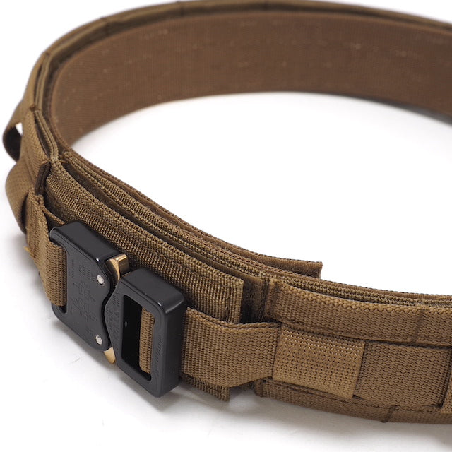 ORDNANCE TACTICAL OKINAWA PISTOL BELT MOLLE SYSTEM [Coyote] Black buckle specification [M size, L size] [MOLLE] [Austri Alpin]