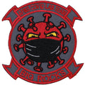 Military Patch（ミリタリーパッチ）AFMS COVID LAB TEAM BIG ROCKS [フック付き]【レターパックプラス対応】【レターパックライト対応】