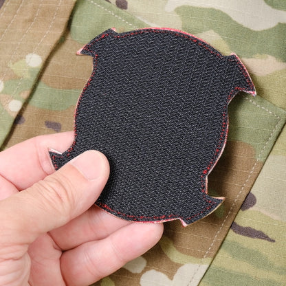 Military Patch（ミリタリーパッチ）AFMS COVID LAB TEAM BIG ROCKS [フック付き]【レターパックプラス対応】【レターパックライト対応】