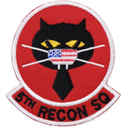 Military Patch（ミリタリーパッチ）5TH RECON SQ 米国旗 マスク [フック付き]【レターパックプラス対応】【レターパックライト対応】