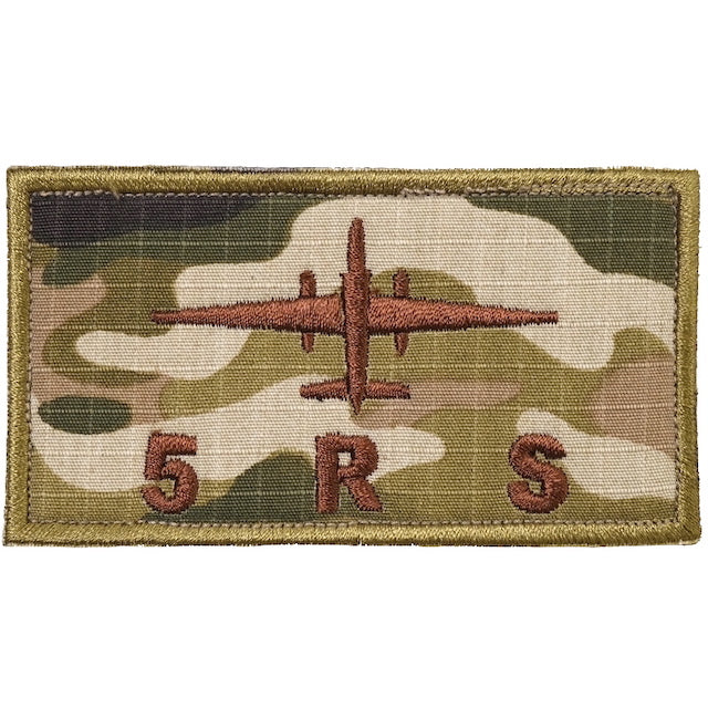 Military Patch（ミリタリーパッチ）5RS U-2 ロゴ ショルダーパッチ OCP [フック付き]【レターパックプラス対応】【レターパックライト対応】