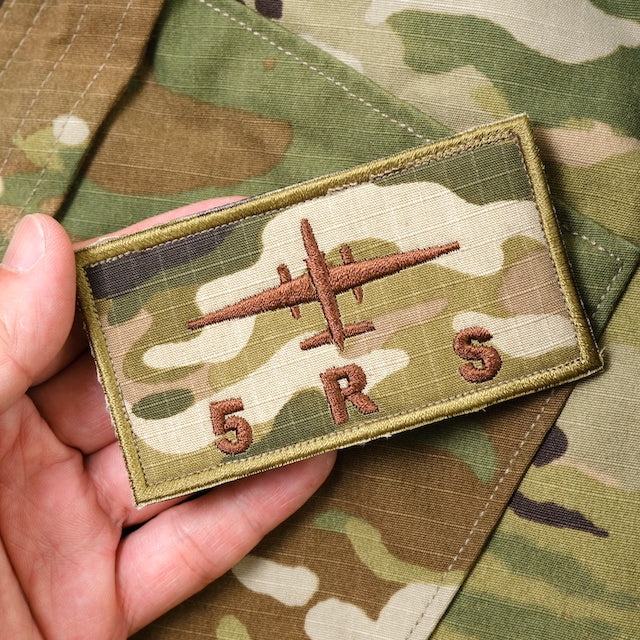 Military Patch（ミリタリーパッチ）5RS U-2 ロゴ ショルダーパッチ OCP [フック付き]【レターパックプラス対応】【レターパックライト対応】