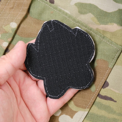 Military Patch K-9 Footprint CPR Patch [With Hook] [Letter Pack Plus Compatible] [Letter Pack Light Compatible]
