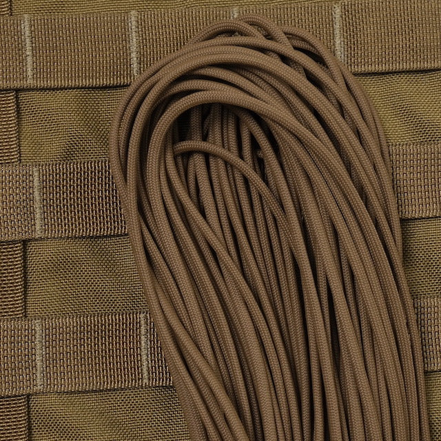 Military（ミリタリー）550 パラコード タイプ3 Coyote Brown [50ft 15m][550 Paracord Type III 550 Cord]【レターパックプラス対応】【レターパックライト対応】