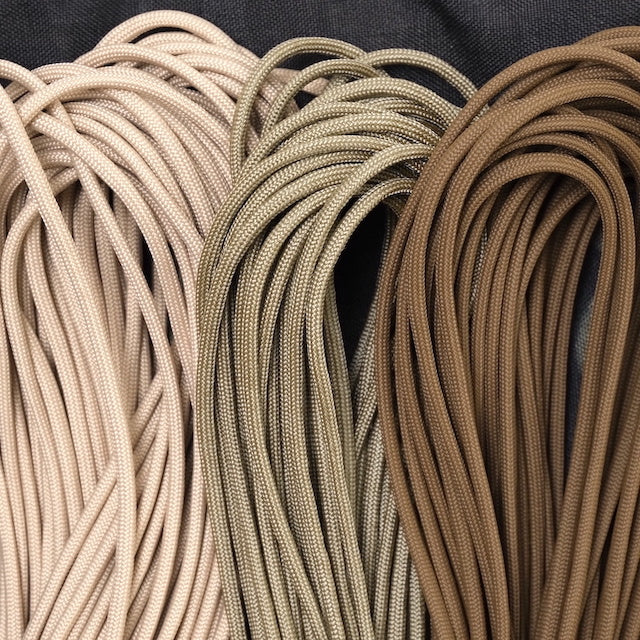 Military（ミリタリー）550 パラコード タイプ3 Coyote Brown [50ft 15m][550 Paracord Type III 550 Cord]【レターパックプラス対応】【レターパックライト対応】