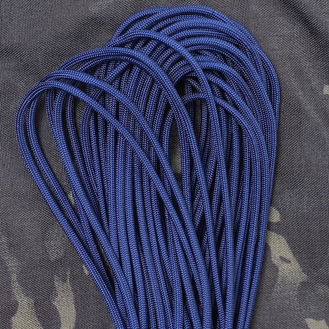 Military（ミリタリー）550 パラコード タイプ3 Navy [50ft 15m][550 Paracord Type III 550 Cord]【レターパックプラス対応】【レターパックライト対応】