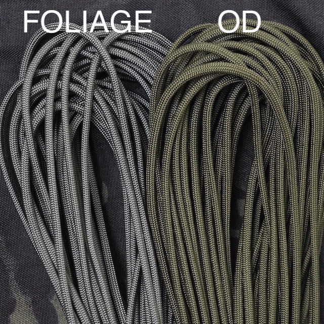 Military 550 Paracord Type 3 OD [50ft 15m] [550 Paracord Type III 550 Cord] [Letter Pack Plus compatible] [Letter Pack Light compatible]