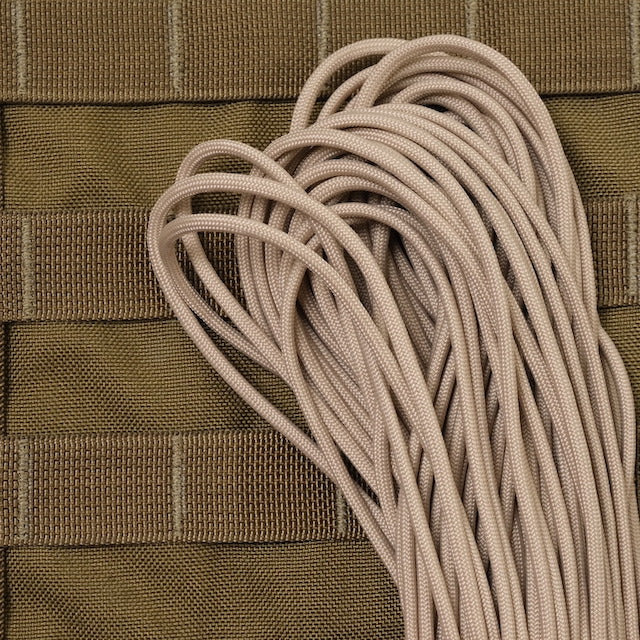 Military（ミリタリー）550 パラコード タイプ3 Tan380 [50ft 15m][550 Paracord Type III 550 Cord]【レターパックプラス対応】【レターパックライト対応】