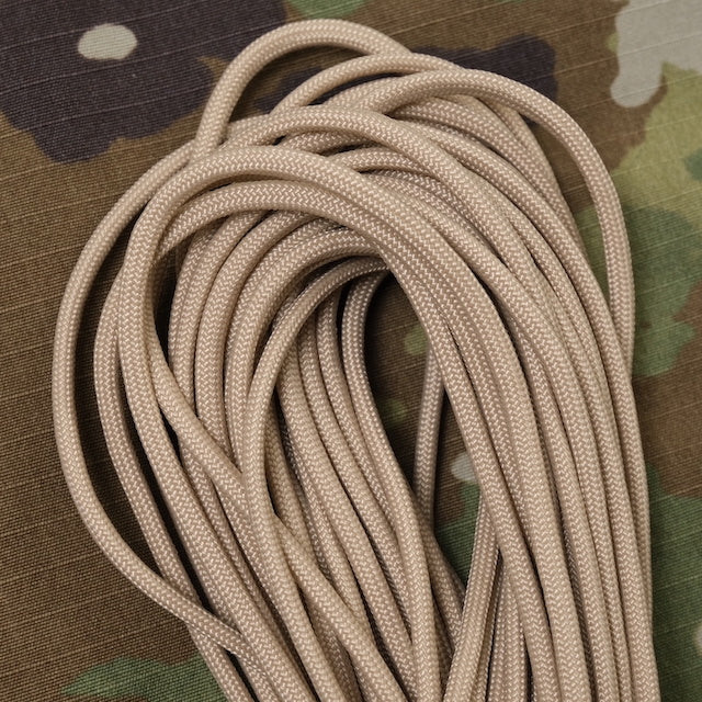 Military（ミリタリー）550 パラコード タイプ3 Tan380 [50ft 15m][550 Paracord Type III 550 Cord]【レターパックプラス対応】【レターパックライト対応】