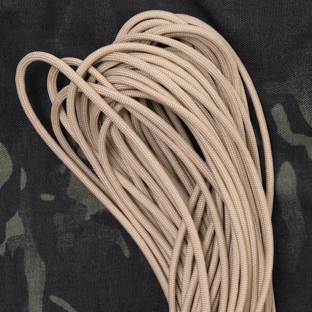 Military 550 Paracord Type 3 Tan380 [50ft 15m] [550 Paracord Type III 550 Cord] [Letter Pack Plus compatible] [Letter Pack Light compatible]