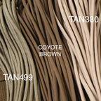 Military（ミリタリー）550 パラコード タイプ3 Tan380 [50ft 15m][550 Paracord Type III 550 Cord]【レターパックプラス対応】【レターパックライト対応】