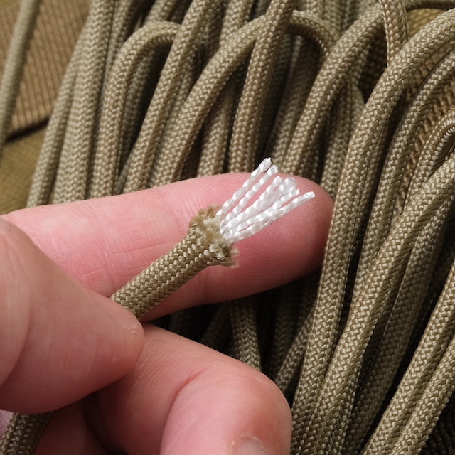 Military（ミリタリー）550 パラコード タイプ3 Tan499 [50ft 15m][550 Paracord Type III 550 Cord]【レターパックプラス対応】【レターパックライト対応】