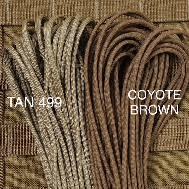 Military（ミリタリー）550 パラコード タイプ3 Tan499 [50ft 15m][550 Paracord Type III 550 Cord]【レターパックプラス対応】【レターパックライト対応】