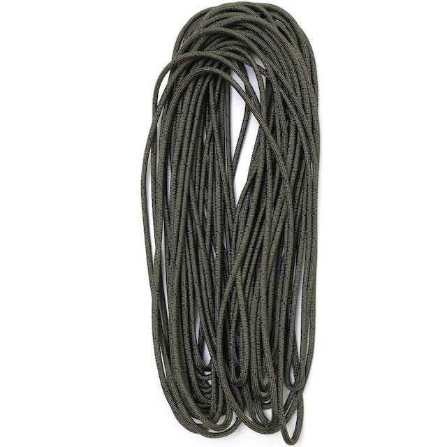 Military（ミリタリー）550 パラコード タイプ3 OD/Black Flecks [50ft 15m][550 Paracord Type III 550 Cord]【レターパックプラス対応】【レターパックライト対応】