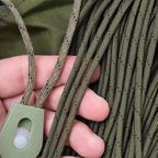 Military（ミリタリー）550 パラコード タイプ3 OD/Black Flecks [50ft 15m][550 Paracord Type III 550 Cord]【レターパックプラス対応】【レターパックライト対応】