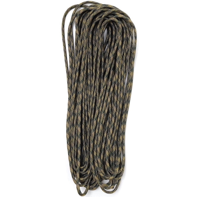 Military 550 Paracord Type 3 Bayou Camo [50ft 15m] [550 Paracord Type III 550 Cord] [Letter Pack Plus compatible] [Letter Pack Light compatible]