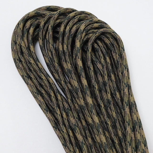 Military（ミリタリー）550 パラコード タイプ3 Bayou Camo [50ft 15m][550 Paracord Type III 550 Cord]【レターパックプラス対応】【レターパックライト対応】