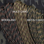 Military（ミリタリー）550 パラコード タイプ3 Multi Camo [50ft 15m][550 Paracord Type III 550 Cord]【レターパックプラス対応】【レターパックライト対応】