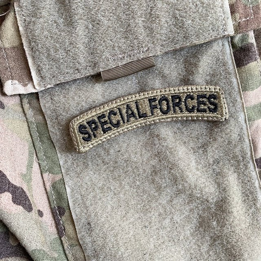 Military Patch SPECIAL FORCE tab [OCP] [with hook]