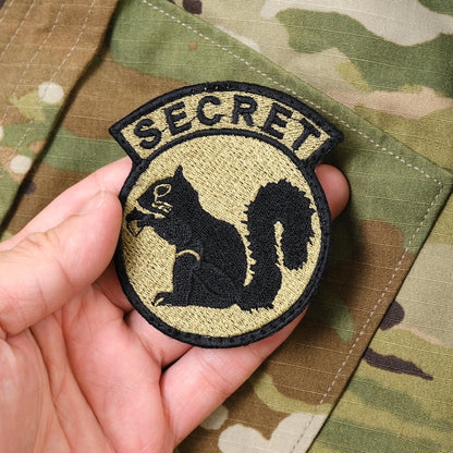 Military Patch（ミリタリーパッチ）Sqrel SECRET OCP パッチ [フック付き]【レターパックプラス対応】【レターパックライト対応】