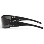 GATORZ ANSI Z87.1+ MILSPEC BALLISTIC MAGNUM ASIANFIT Smoke UV Lens Blackout [GZ-01-002]