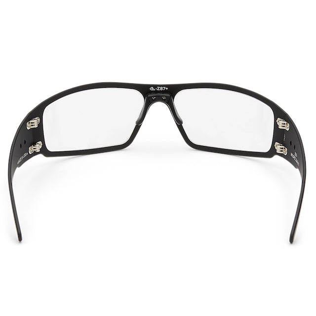 GATORZ ANSI Z87.1+ MILSPEC BALLISTIC MAGNUM ASIANFIT Clear UV Lens Blackout [GZ-01-003]