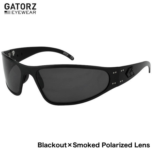GATORZ WRAPTOR Smoke Polarized Lens Blackout [WRABLK01PMBP]