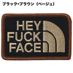 Military Patch HEY FUCK FACE patch [6 colors] [With hook] [Compatible with Letter Pack Plus] [Compatible with Letter Pack Light]
