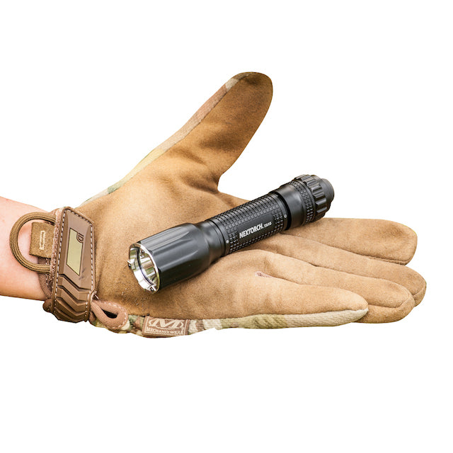 NEXTORCH TA15 V2.0 Flashlight [3-level dimming + strobe lighting flashlight] [Can use AA/CR123A/16340/14500 lithium-ion batteries]