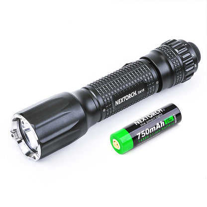 NEXTORCH TA15 V2.0 Flashlight [3-level dimming + strobe lighting flashlight] [Can use AA/CR123A/16340/14500 lithium-ion batteries]