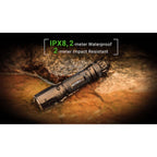 NEXTORCH TA15 V2.0 Flashlight [3-level dimming + strobe lighting flashlight] [Can use AA/CR123A/16340/14500 lithium-ion batteries]