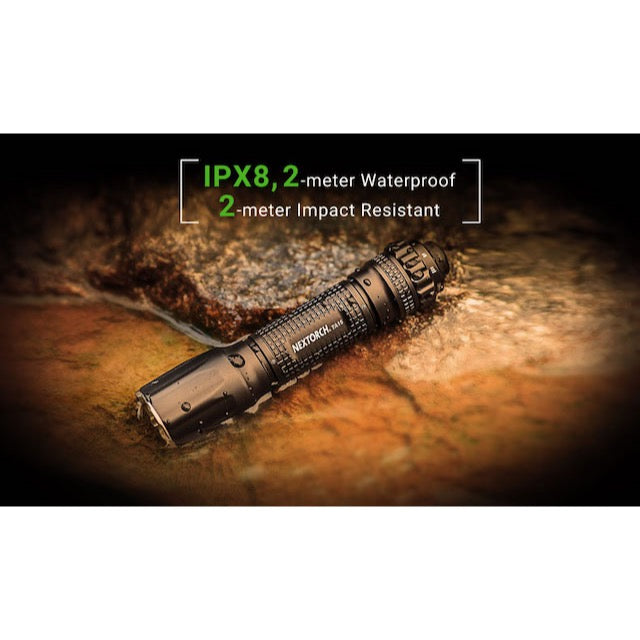 NEXTORCH TA15 V2.0 Flashlight [3-level dimming + strobe lighting flashlight] [Can use AA/CR123A/16340/14500 lithium-ion batteries]