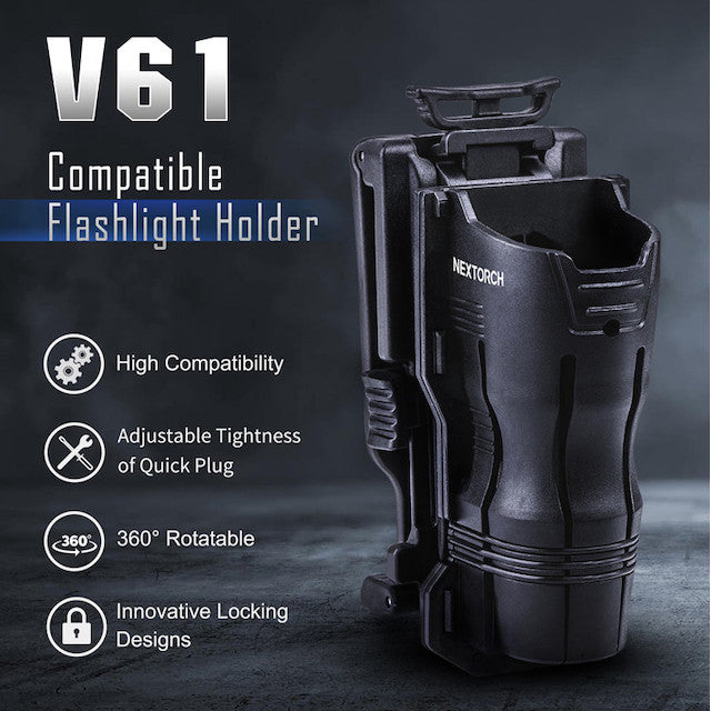 NEXTORCH（ネクストーチ）V61 Flashlight Holder [フラッシュライトホルスター][ヘッド径27mm～30mm対応] –  キャプテントム